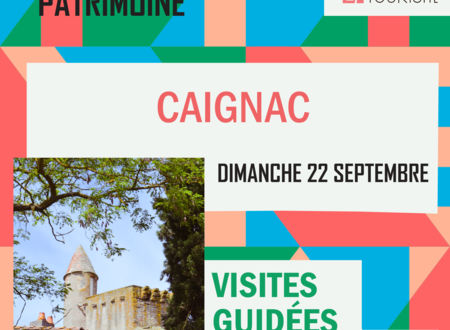 JEP 2024 - VISITE GUIDEE DE CAIGNAC 