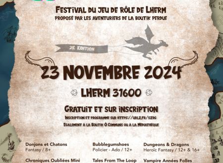 ROLE FEST, LE FESTIVAL DE JEU DE RÔLE DE LHERM 