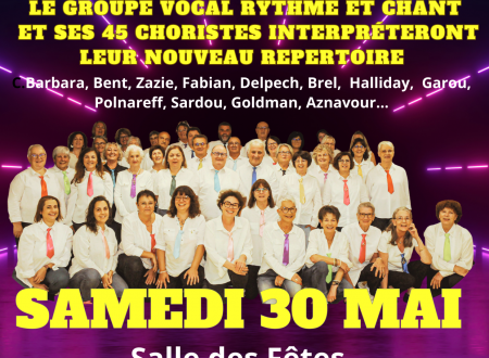 Concert Rythme et Chant à Bagnac-sur-Célé : chansons variétés françaises 