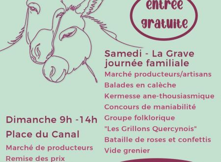 La fête aux ânes à Luzech 