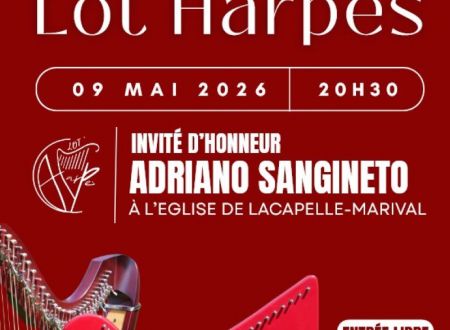Concert, festival Lot'harpes à lacapelle-Marival 