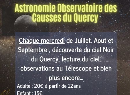 Astronomie Observatoire des Causses du Quercy 