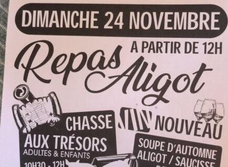 Repas Aligot et chasse aux trésors 