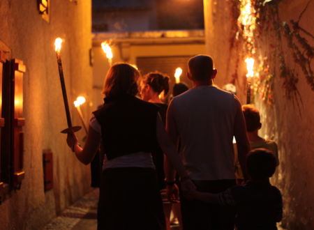 Visite nocturne de Bordères-Louron 