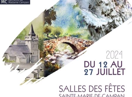 Exposition et concours d'Aquarelles 2024 de Ste Marie de Campan 