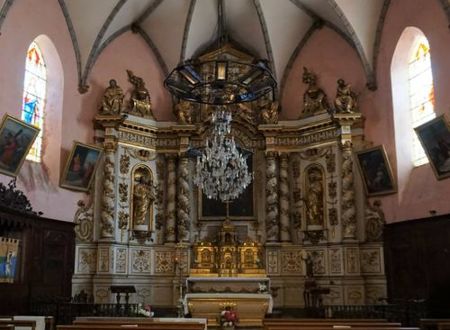 Visite de l'église de Campan 