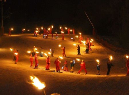 Descente aux flambeaux à Peyragudes 