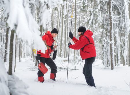 Cherche et trouve ... sous l'avalanche ! 