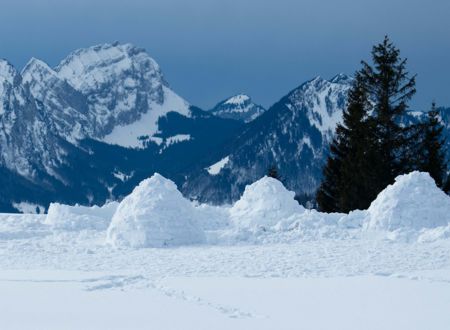 Atelier de construction d'igloos 