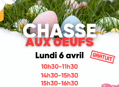 Chasse aux oeufs de Pâques ! 