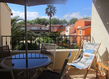 CAP D'AGDE LES ANDALOUSES APPARTEMENT 4 PERS. PISCINE 200 M DE LA PLAGE 