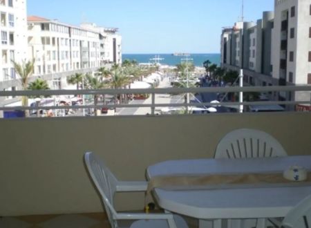 APPARTEMENT POUR 6 PERSONNES VUE MER À LOUER AU CAP D'AGDE 