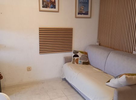 APPARTEMENT À SÈTE AVEC TERRASSE, ACCÈS DIRECT PLAGE ET PARKING POUR 4PERSONNES 