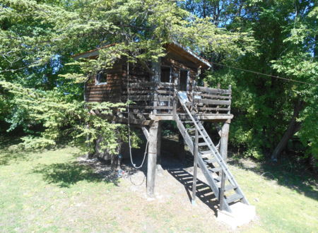 Cabane dans les arbres du Clos de Gamel 