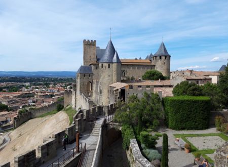Castillo y murallas de la ciudadela de Carcassonne 