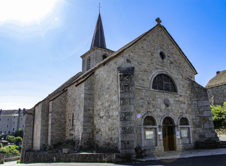 AUMONT AUBRAC CHURCH 