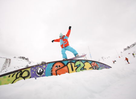 Cours de snowboard avec l'ESF de Guzet neige 