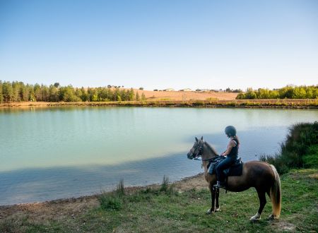 Balade à cheval à Lupiac 