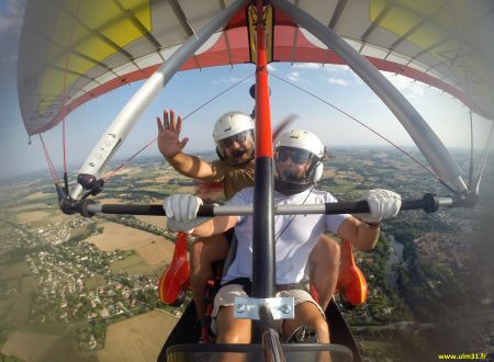 Vol en ULM dans le Tarn 