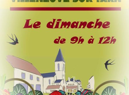 Marché de Villeneuve-sur-Tarn Du 10/9/2023 au 23/6/2024