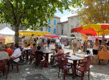 Marché de plein vent de Lauzerte 