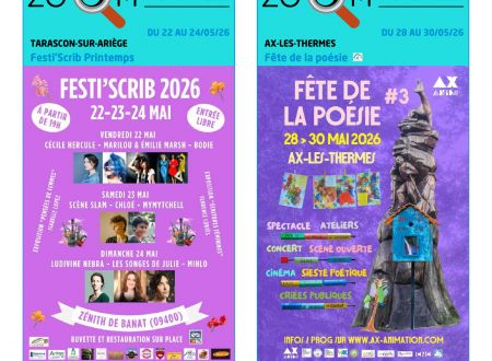 Programme des animations et des activités des Pyrénées Ariégeoises 