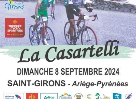 La cyclosportive : La Casartelli Le 8 sept 2024