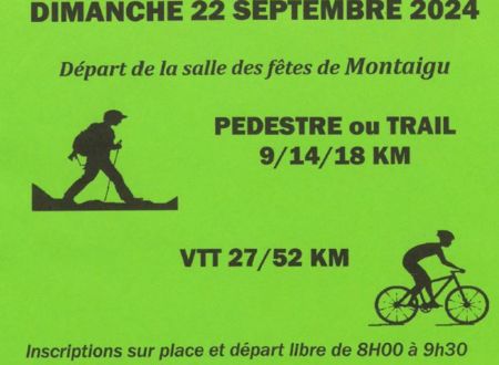 Randonnée Pédestre et VTT Le 22 sept 2024