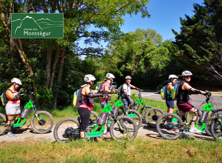 Le Grand Site en trottinette électrique tout terrain 