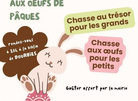 Chasse aux œufs de Pâques à Dourbies 