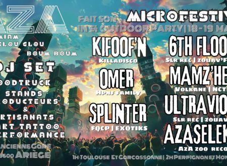 AZA, Micro festival in et outdoor party 