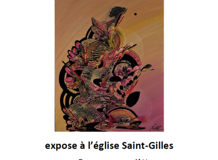 Exposition Arnaud Grillet à l'église Saint-Gilles 