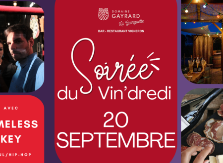 S﻿oirée du Vin'dredi à La Guinguette du Domaine Gayrard 