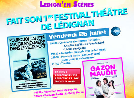 1e Festival de Théâtre de Lédignan 