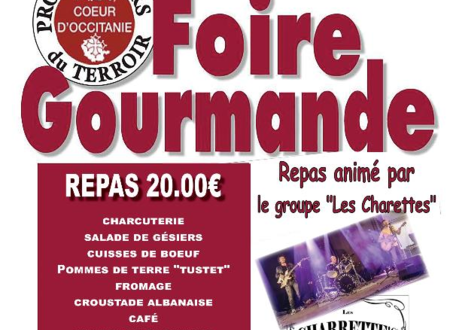 Foire gourmande et repas champêtre 