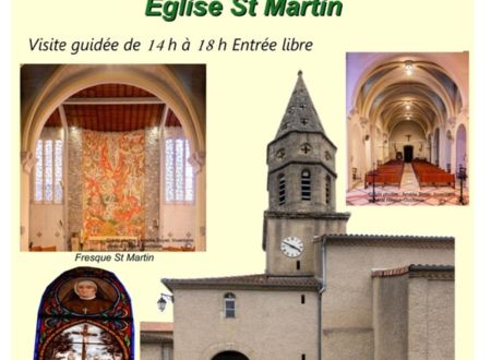 Journées du patrimoine - Visitez l'église de Saint-Martin 