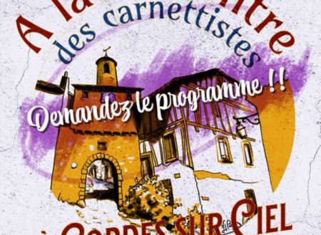 A la rencontre des carnettistes à Cordes sur Ciel 