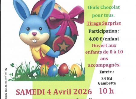 Chasse aux oeufs de Pâques 