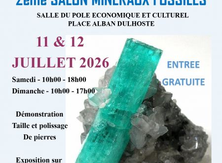 2ème salon des Minéraux et Fossiles à Cazaubon 