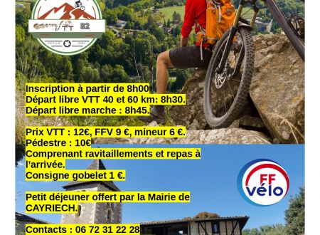 Randonnées VTT & pédestre - La Quercynoise 