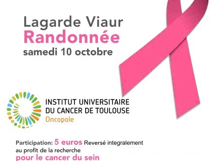 Randonnée Octobre rose de Lagarde Viaur 