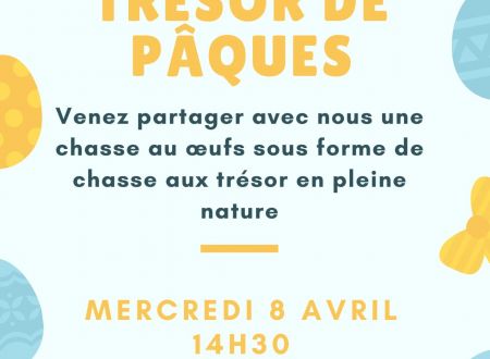 Chasse au trésor de Pâques à la médiathèque de Coulobres 