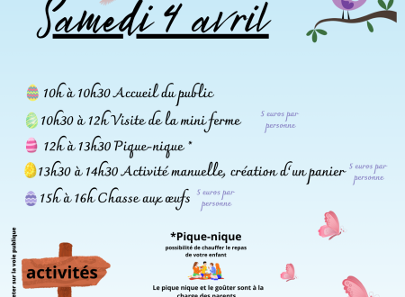 Journée spéciale Pâques à Naturaludik 