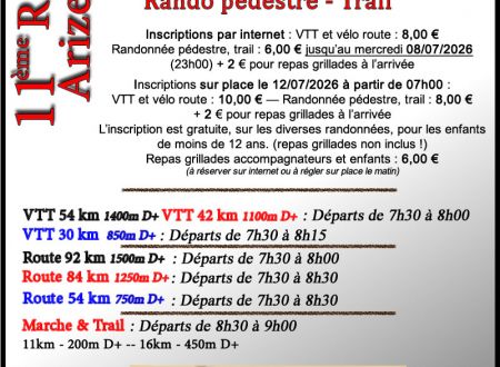 11ème rando Arize Lèze 