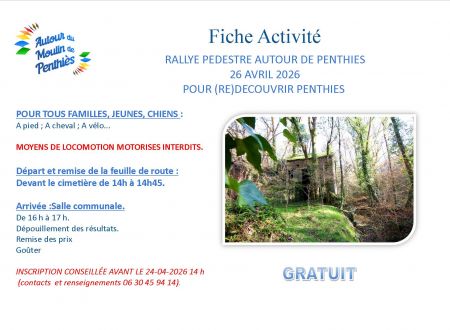 Rallye pédestre autour de Penthies 