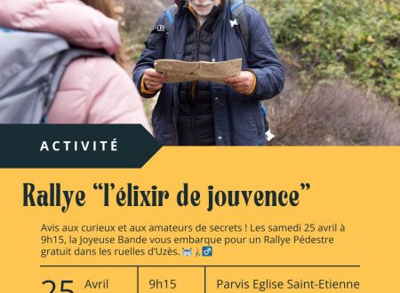 Rallye pédestre - L'Elixir de jouvence 