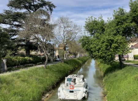 Visite guidée à vélo entre Valence-sur-Baïse et Condom à la découverte du patrimoine de la Baïse 