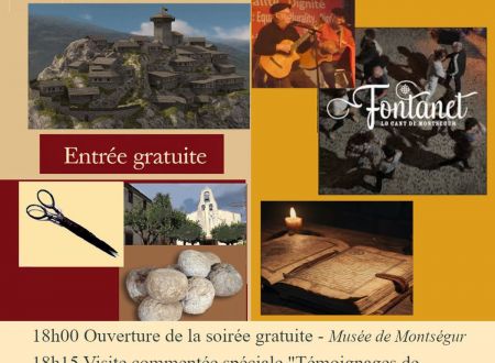 Soirée Montségurienne - Témoignages de Faydits et de Cathares au Musée de Montségur - Contes d'Occitanie - Concert de Fontanet 