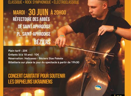 Stas Fekete : les 3 univers du violoncelle 
