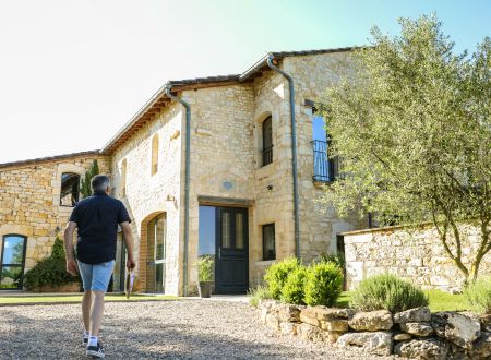 Typical Gaillac building transformed into a large gîte 